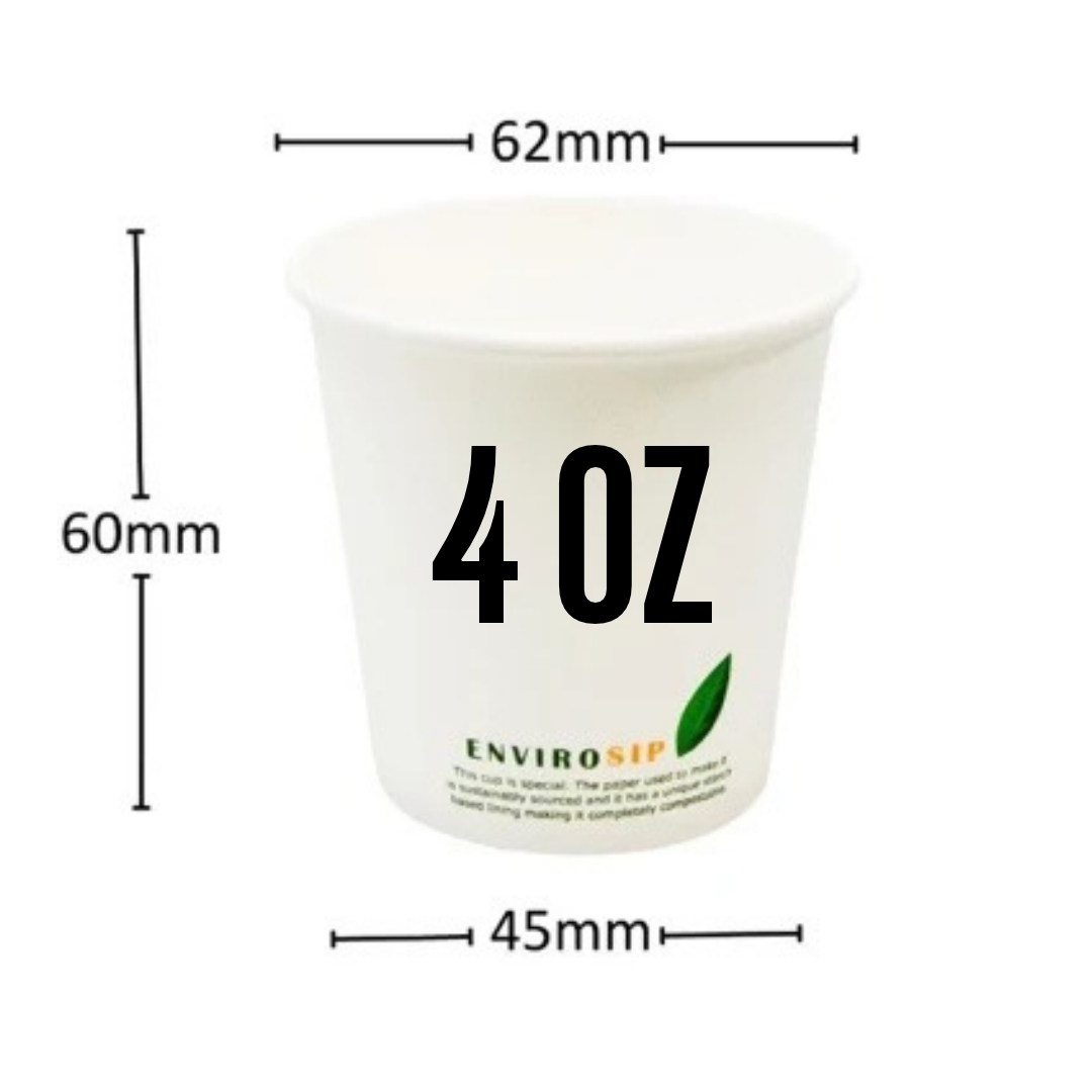 4oz Cups (Plain) x1000