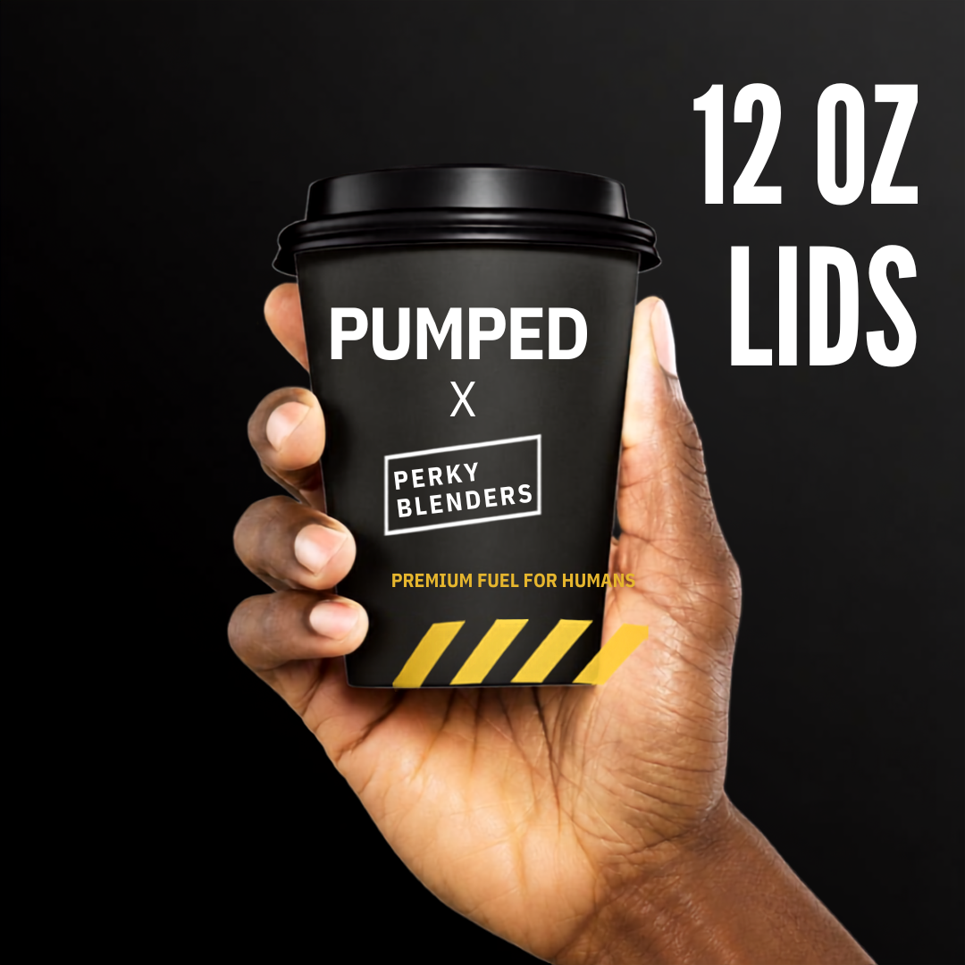 Pumped 12oz Lids x 1000