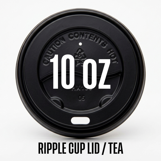 Black Lid For 10oz Paper Cup
