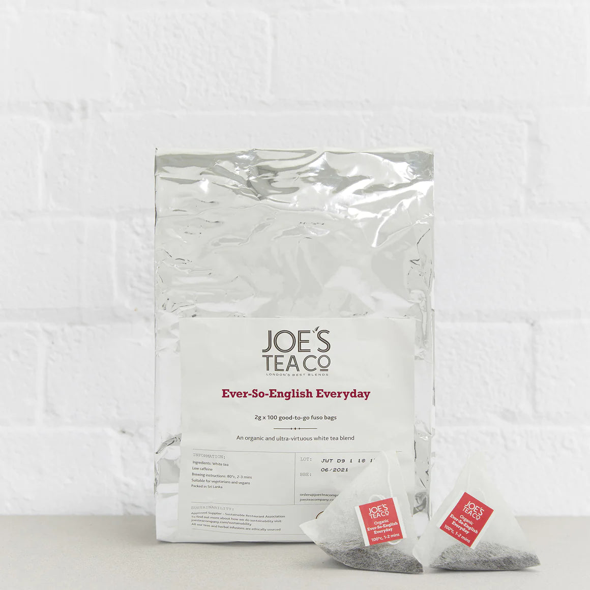 Joe's Tea English Breakfast / 100 Bags