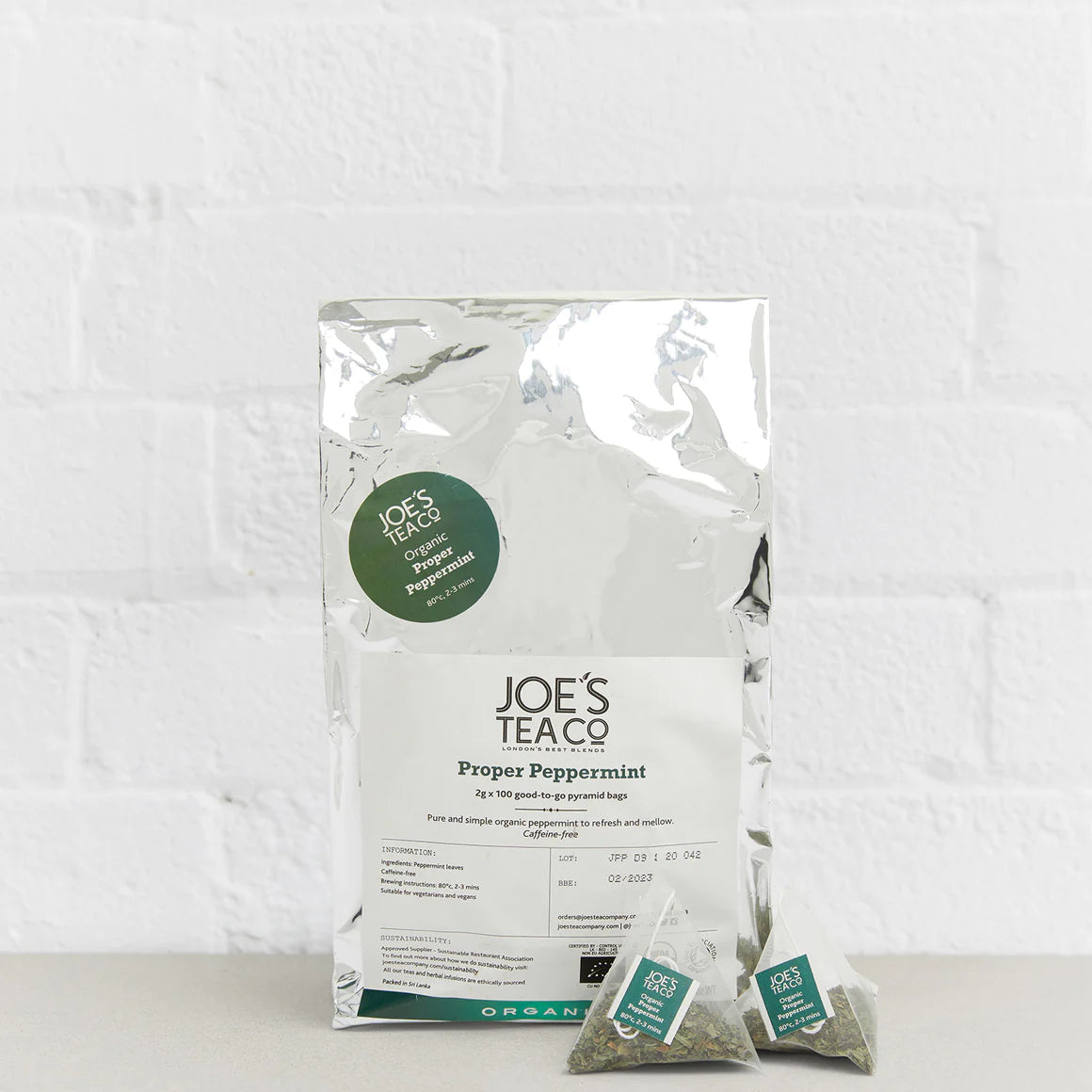 Joe's Tea Peppermint / 100 Bags