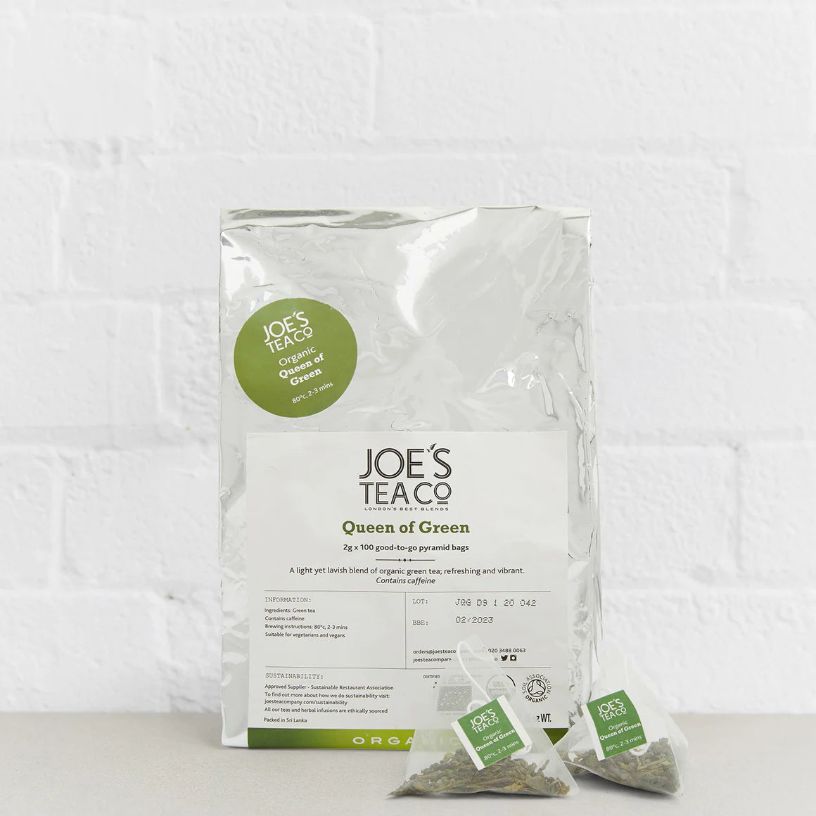 Joe's Tea Green / 100 Bags